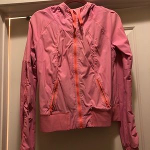 Lululemon pink wind jacket